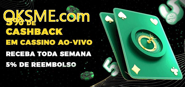 Promoções do cassino ao Vivo OKSME.com